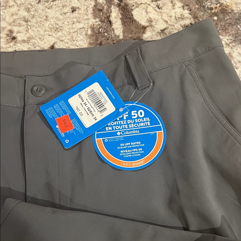 Columbia Charcoal Omni-Shade Trousers